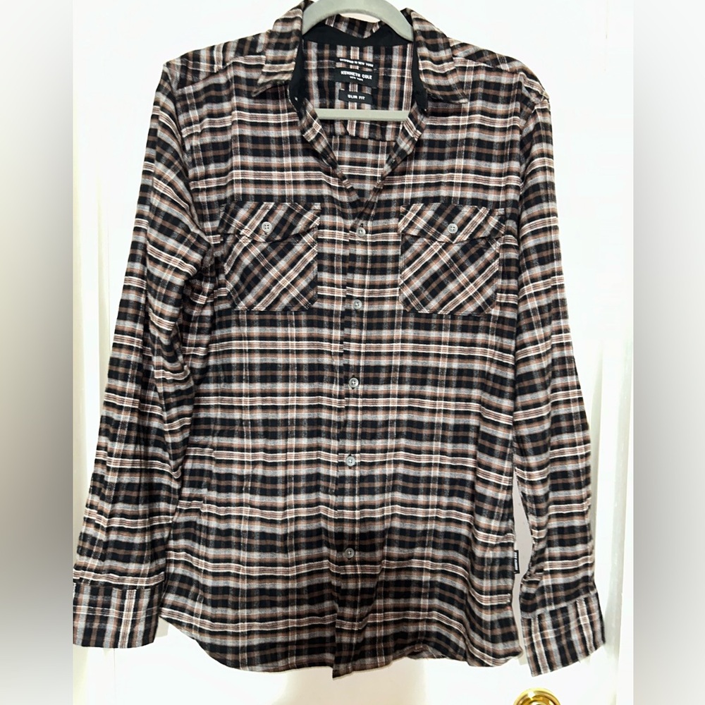 Kenneth Cole Men’s Flannel Button Down